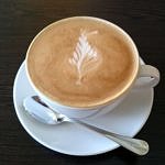 Tasse mit Capucchino